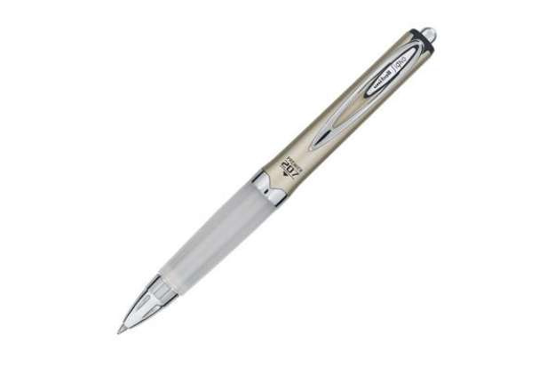 Immagine di Roller a scatto Signo 207 - punta 0,7mm - oro  - Uni Mitsubishi