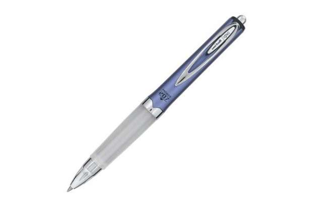 Immagine di Roller a scatto Signo 207  - punta 0,7mm - blu - Uni Mitsubishi