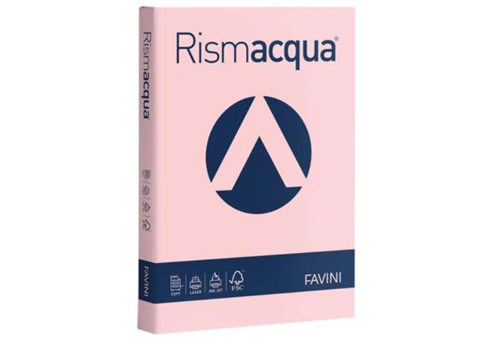 Immagine di Carta Rismacqua - A4 - 90 gr - rosa 10 - Favini - conf. 300 fogli