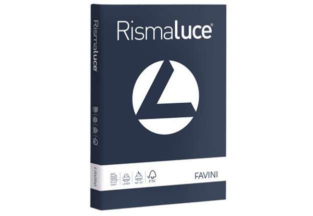 Immagine di Carta Rismaluce - A4 - 200 gr - blu cobalto 66 - Favini - conf. 125 fogli