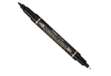 Immagine di Marcatore permanente Twin tip - doppia punta fine-extra fine - nero - Pentel
