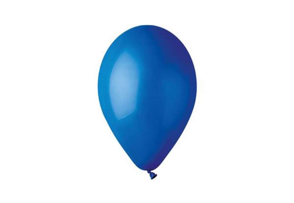 Immagine di Palloncino - diametro 30 cm - lattice - blu - Big Party - conf. 16 pezzi