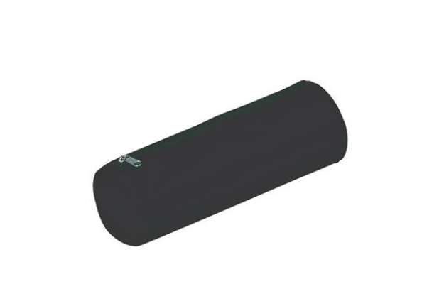 Immagine di Astuccio Tombolino Basic con cerniera - 22x8Ø8cm - nero - Pagna