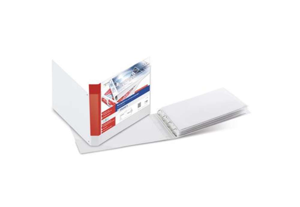 Immagine di Raccoglitore personalizzabile Stelvio TI - 42 x 30 cm album - 4 anelli a D 40 mm - dorso 5,5 cm - bi