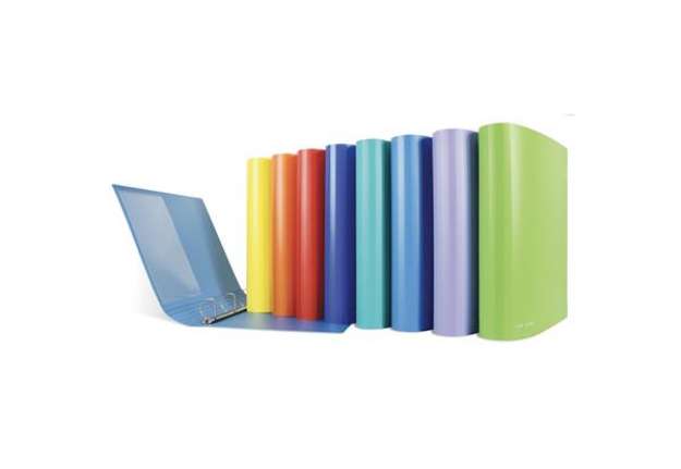 Immagine di Raccoglitore Like - 4 anelli Ø30 mm - dorso 4 cm - 22x30 cm - PPL - colori assortiti  - Sei Rota