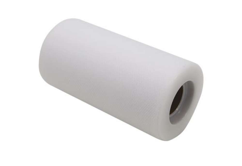 Immagine di Tulle in rotolo - bianco - 12,5cmx25mt - Big Party