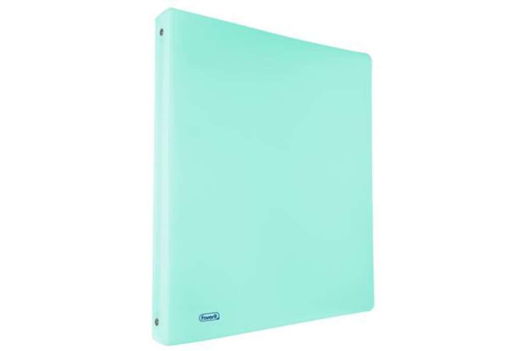 Immagine di Raccoglitore Pastel - 22 x 30 cm - 4 anelli tondi 15 mm - PP - celeste - Favorit