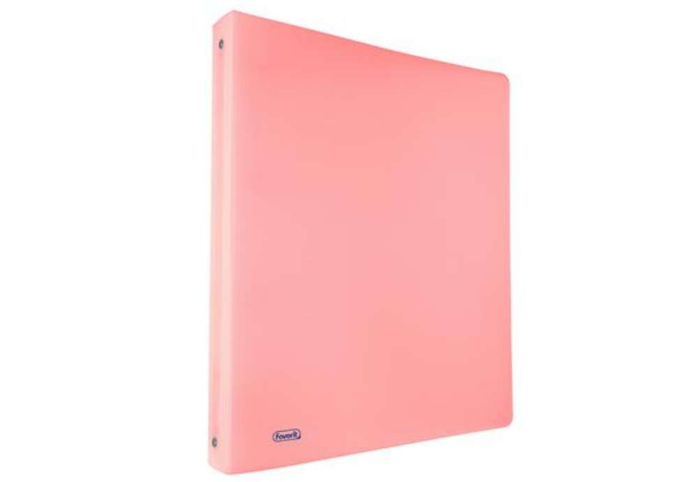 Immagine di Raccoglitore Pastel - 22 x 30 cm - 4 anelli tondi 15 mm - PP - cipria - Favorit