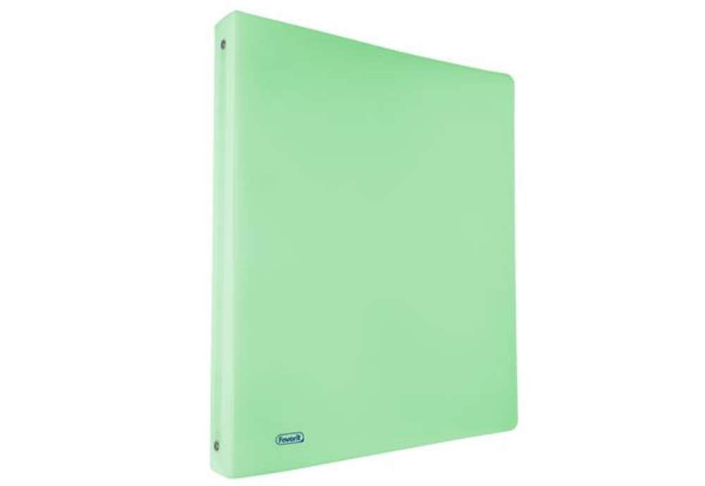 Immagine di Raccoglitore Pastel - 22 x 30 cm - 4 anelli tondi 15 mm - PP - smeraldo - Favorit