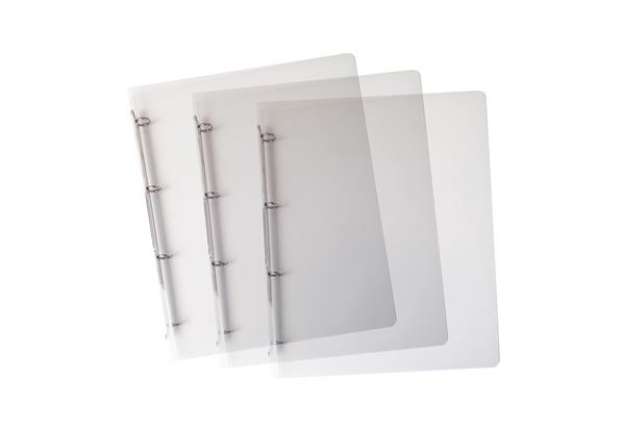 Immagine di Raccoglitore Lumina - 4 anelli tondi 15 mm - 22 x 30 cm - PP - trasparente - Favorit
