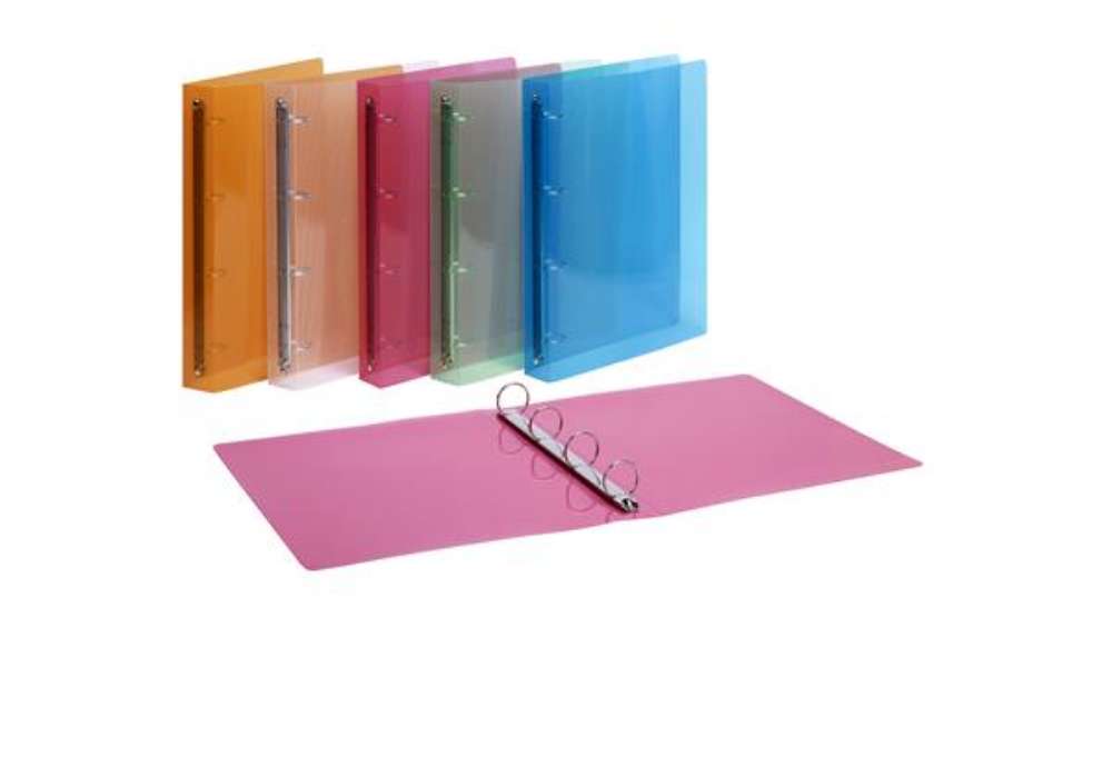 Immagine di Raccoglitore Lumina - 22 x 30 cm - 4 anelli tondi 30 mm - PP - colori assortiti - Favorit