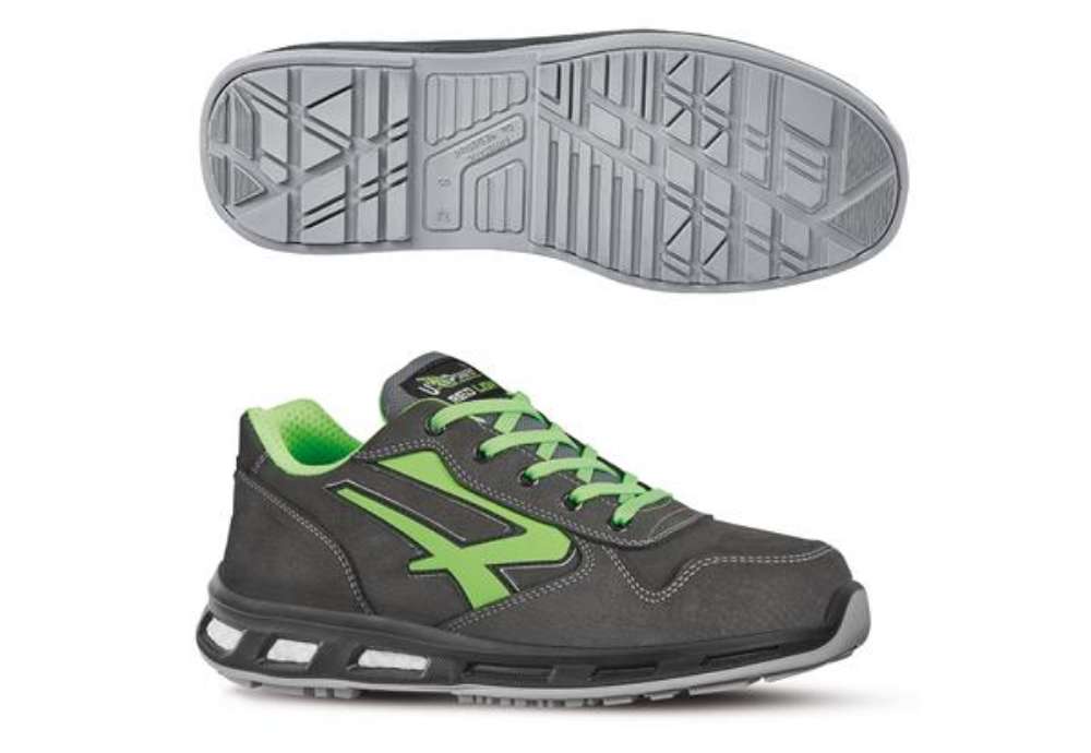 Immagine di Calzatura di sicurezza Yoda S3 SRC Red Lion - pelle nabuk idrorepellente - numero 42 - grigio scuro/