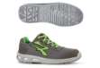 Immagine di Calzatura di sicurezza  Summer S1P SRC Red Lion - pelle scamosciata morbida - numero 47 - grigio/ver