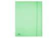 Immagine di Cartella 3L con elastico Pastel - PPL - 24x33cm - smeraldo - Favorit