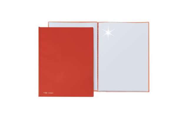 Immagine di Portalistini Asso - 22x30cm - 40 buste - rosso - Sei Rota