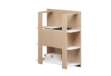 Immagine di Libreria bassa Concept - 3 ripiani - 100x38,6x124 cm - bianco/rovere