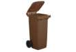 Immagine di Bidone carrellato - 48x55x93 cm - 120 L - marrone - Mobil Plastic