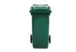 Immagine di Bidone carrellato - 58x73x107 cm - 240 L - verde scuro - Mobil Plastic