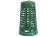 Immagine di Trespolo portasacco - con anello fermasacco - diametro 38 cm - altezza 85 cm - 110 L - verde - Mobil