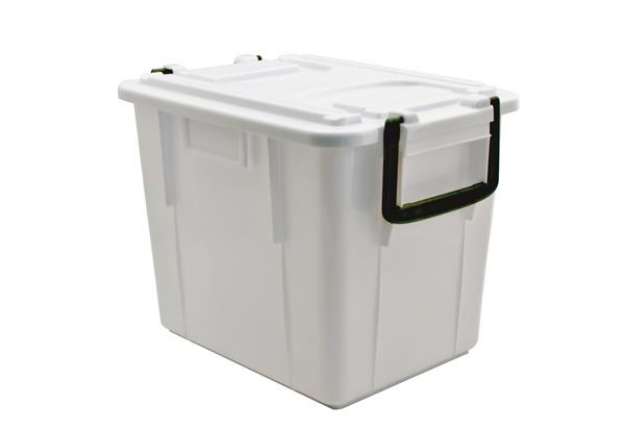 Immagine di Contenitore Foodbox con coperchio - 38x28x30 cm - 20 L - PPL riciclabile - bianco - Mobil Plastic
