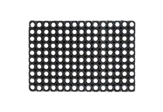 Immagine di Zerbino Gummy - 40 x 80 cm - nero - Velcoc