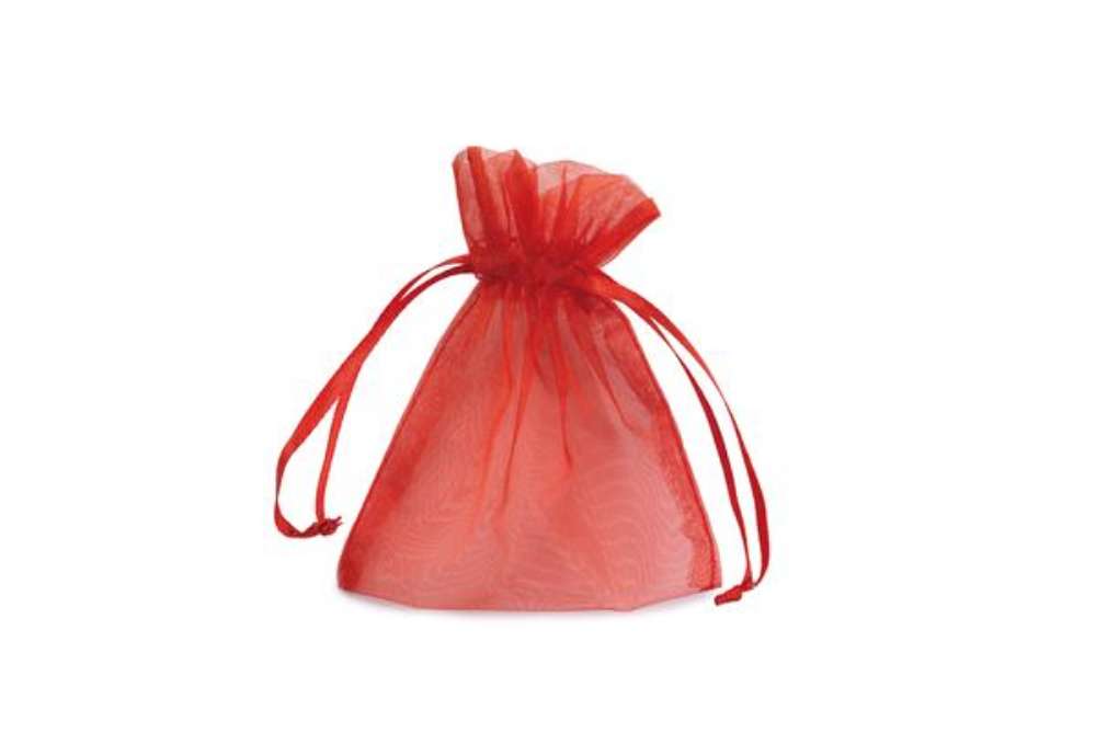 Immagine di Sacchetti organza Milly - 12,5 x 17 cm - rosso - PNP - conf. 20 pezzi