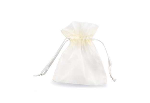 Immagine di Sacchetti organza Milly  - 12,5 x 17 cm - avorio - PNP - conf. 20 pezzi