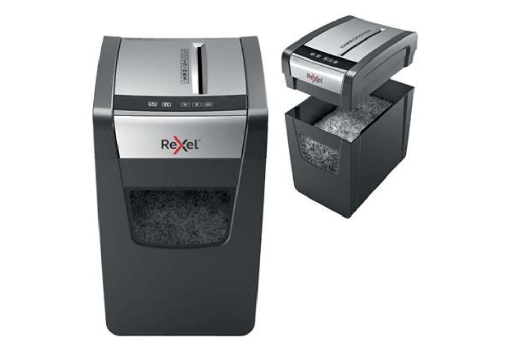 Immagine di Distruggidocumenti Momentum X410 SL - taglio a frammenti 4x28 mm - Rexel