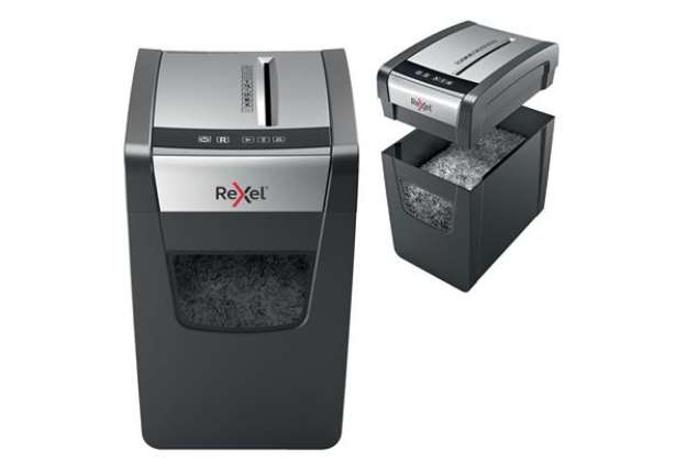 Immagine di Distruggidocumenti Momentum X410 SL - taglio a frammenti 4x28 mm - Rexel