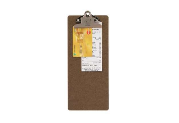 Immagine di Porta Conto - 27,7 x 11,4 cm -legno - Securit