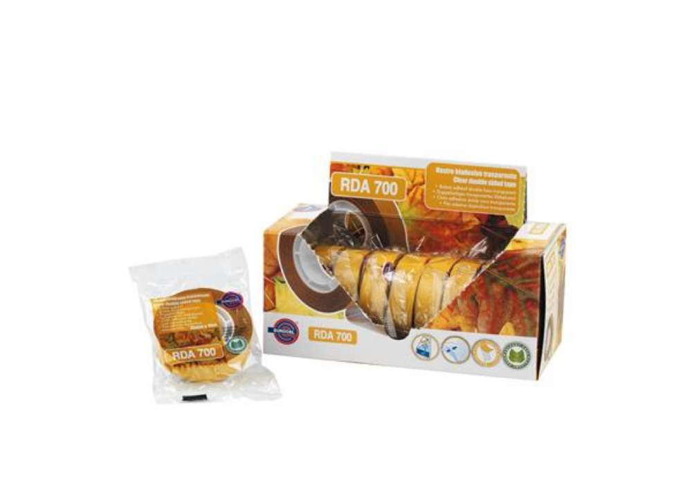 Immagine di Nastro biadesivo 700RDA - 15 mm x 10 m - acrilico - trasparente - Eurocel