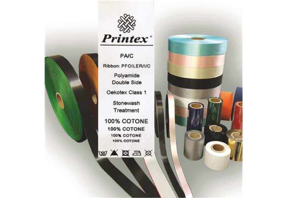Immagine di Nastro in tessuto - per trasferimento termico - 30 mm - Printex - rotolo da 50 m
