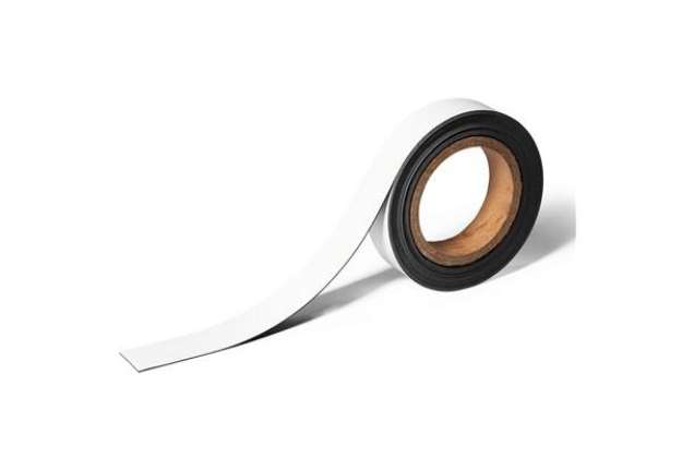 Immagine di Nastro magnetico 1707 - scrivibile - 2 cm x 5 m - bianco - Durable