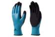 Immagine di Guanti Wet&Dry VV636BL - poliammide - palmo in nitrile - taglia 09 - blu/nero - Deltaplus