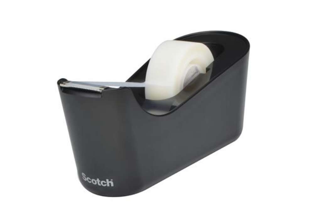Immagine di Dispenser da tavolo Magic C 18 - per nastri 33 m - 1 rotolo magic incuso - nero - Scotch