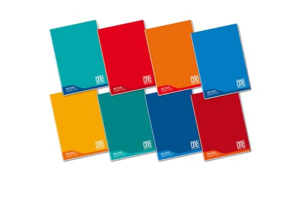 Immagine di Maxiquaderno Linea Blu One Color - A4 - 1 rigo - 18 + 1 fogli - 100gr - Blasetti