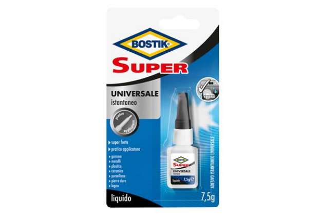 Immagine di Colla istantanea universale Super - 7,5 gr - trasparente - Bostik