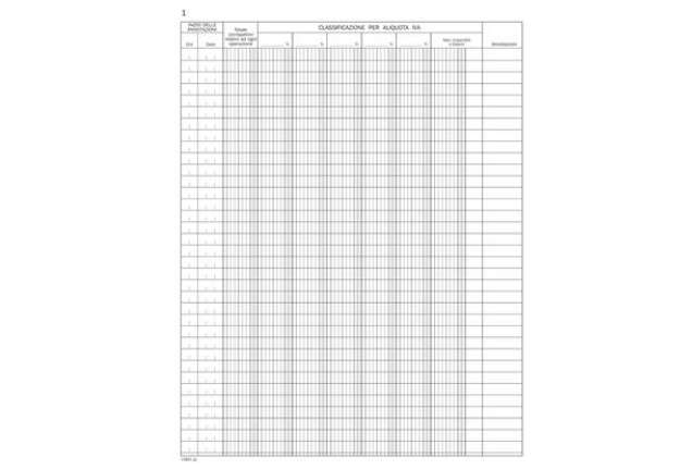 Immagine di Registro corrispettivi per mancato o irregolare funzionamento - 46 pagine numerate - 31 x 24,5 cm -