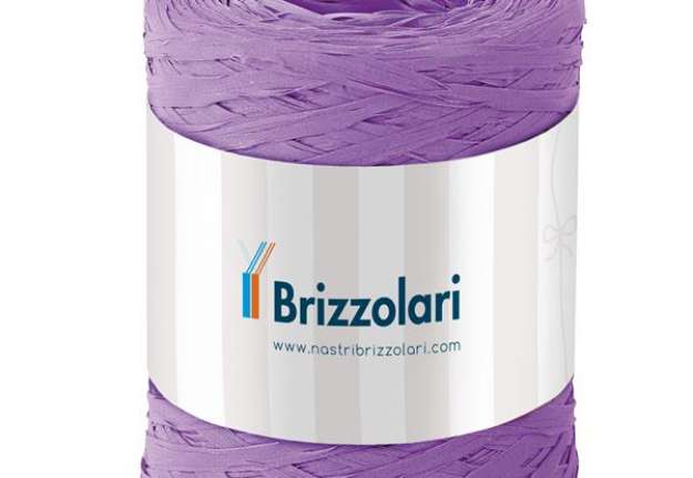 Immagine di Nastro Rafia sintetica - lilla 16 - 5mmx200mt - Brizzolari