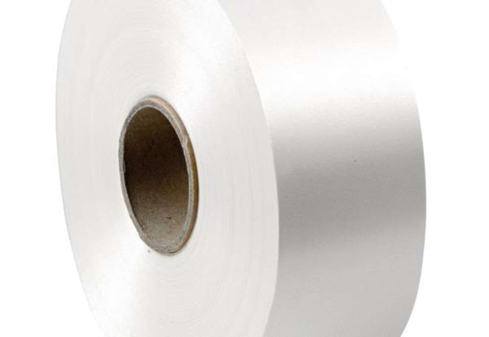 Immagine di Nastro liscio 6800 - in polipropilene - 50mmx100mt - bianco 01 - Brizzolari