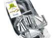 Immagine di Nastro strip metal 6870 - argento 04 - 50 mm - diam. 20 cm - Brizzolari - conf. 30 pezzi