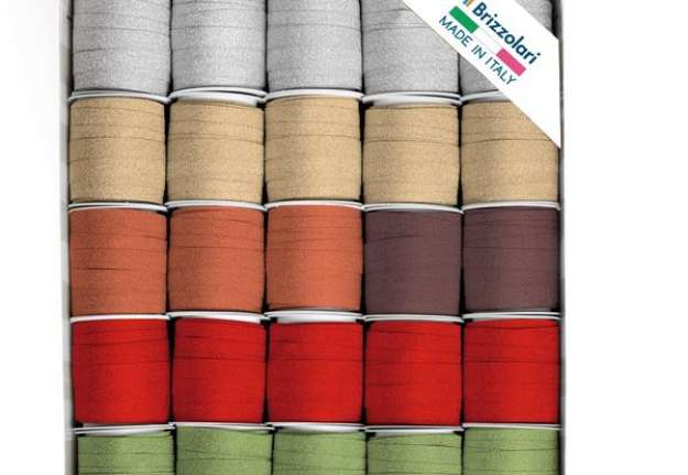 Immagine di Rocche Glitty 68245 - 10 mm x 5 mt - colori assortiti - Brizzolari - conf. 25 pezzi