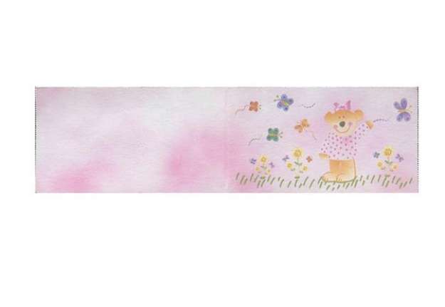 Immagine di Bigliettino bomboniera personalizzabile - battesimo - rosa - Rex Sadoch - scatola 25 fogli A4 da 20