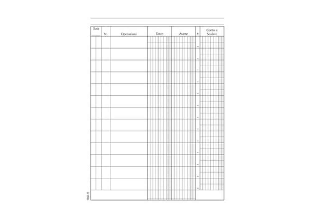 Immagine di Registro Conto Corrente Banca - 96 pagine - 21 x 15,5 cm - DU134200000 - Data Ufficio
