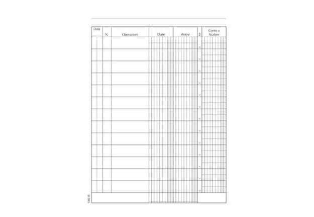Immagine di Registro Conto Corrente Banca - 96 pagine - 21 x 15,5 cm - DU134200000 - Data Ufficio