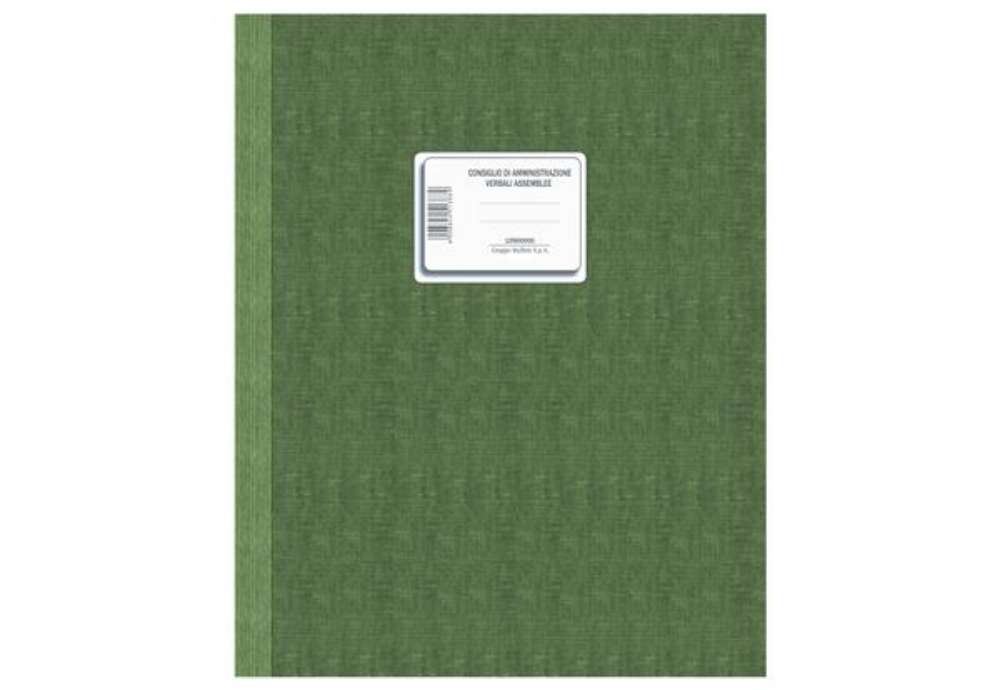 Immagine di Registro Verbali Consiglio Amministrazione - 96 pagine numerate - uso bollo - 31 x 24,5 cm - DU13560