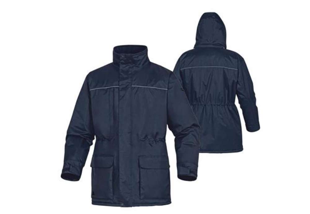 Immagine di Parka Helsinki2 per freddo estremo - taglia L - poliestere - blu - Deltaplus