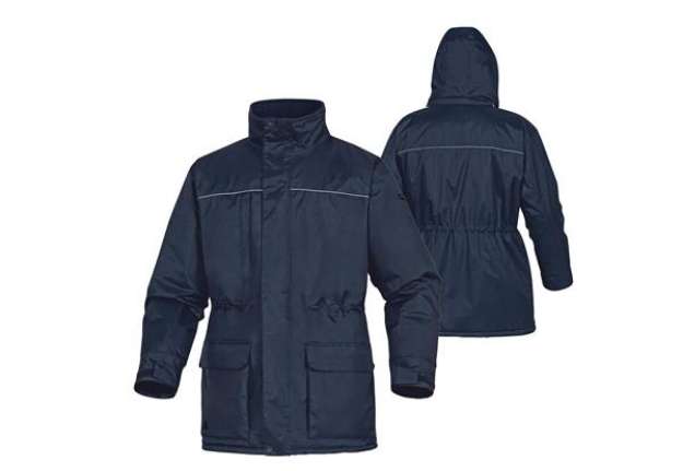 Immagine di Parka Helsinki2 per freddo estremo - taglia XL - poliestere - blu - Deltaplus