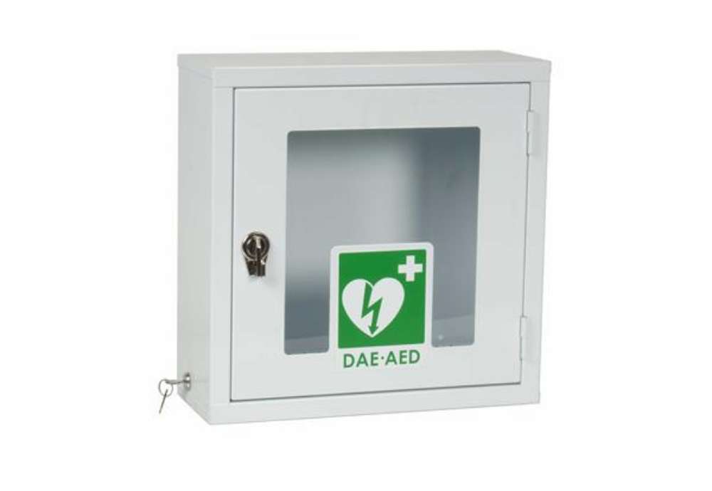 Immagine di Visio Teca per defibrillatore semiautomatico - bianco - PVS