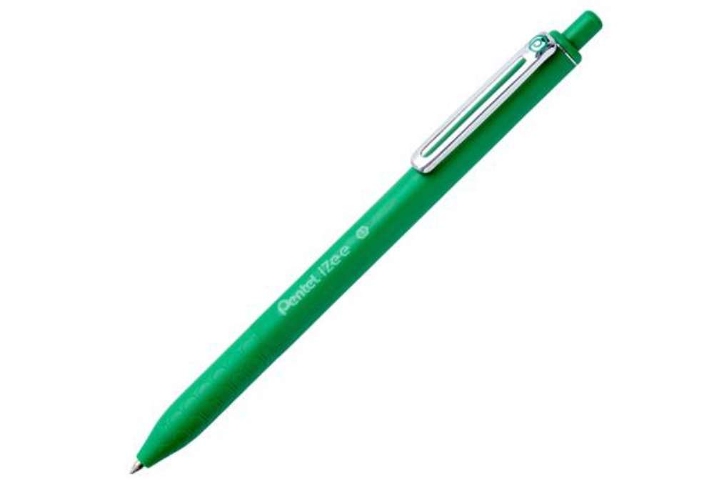 Immagine di Penna a sfera a scatto iZee - punta 0,7 mm - verde - Pentel